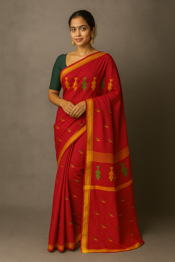 Elegant Handloom Cotton Saree
