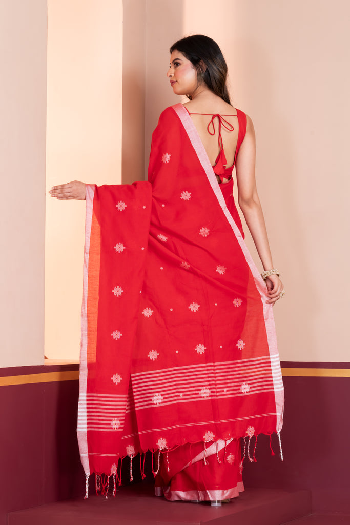 Women Pure Cotton Assam Khadi Saree