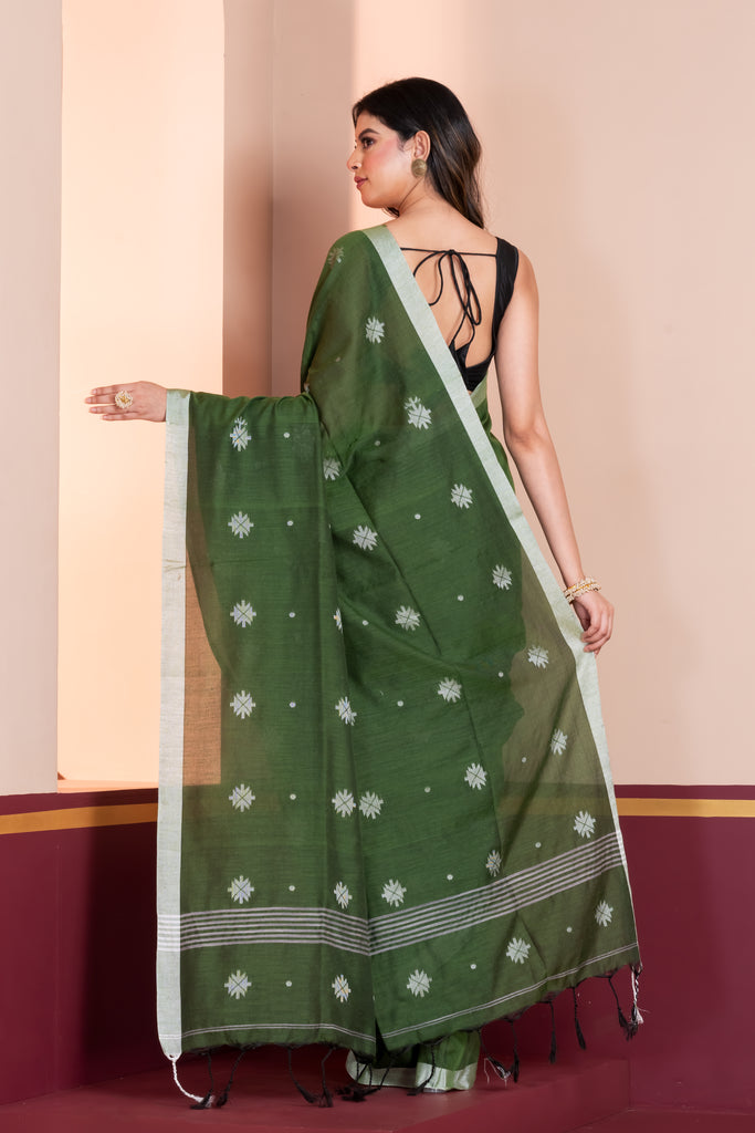 Women Pure Cotton Assam Khadi Saree