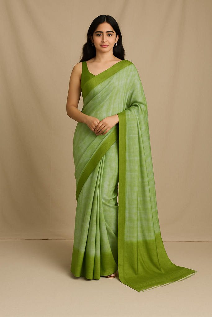 Women’s Soft Mul Cotton Saree |Tie-Dye Print | Lightweight Daily Wear