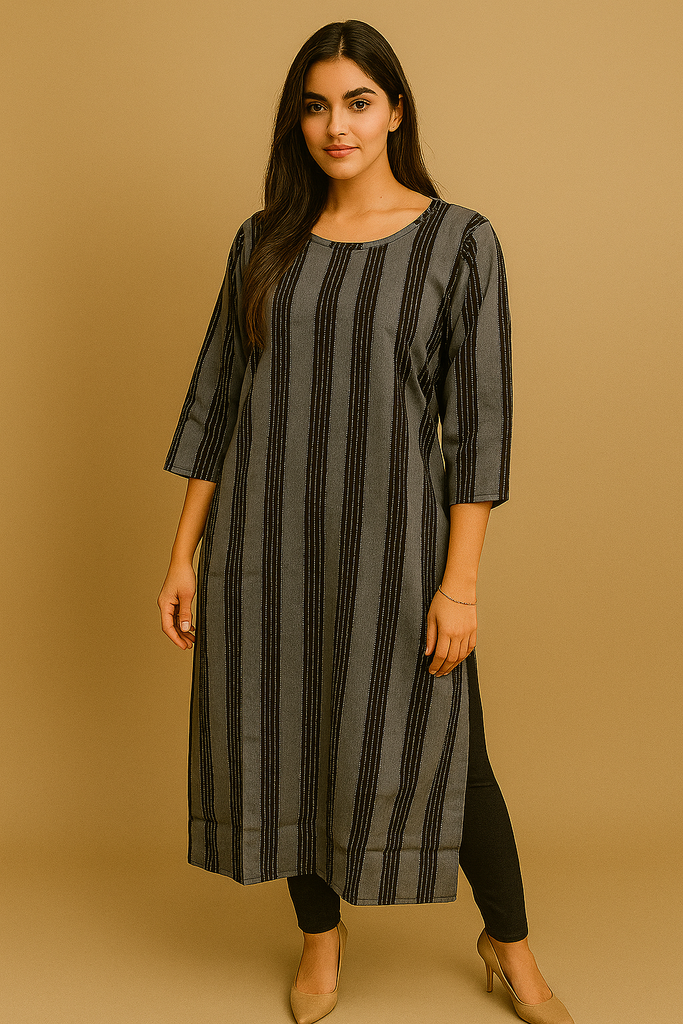 Pure Cotton Kurti with Machine Work