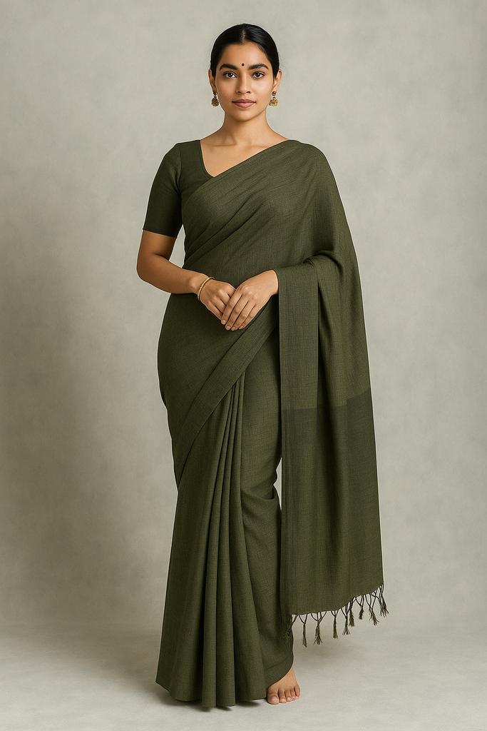 Basowara Self-Check Saree