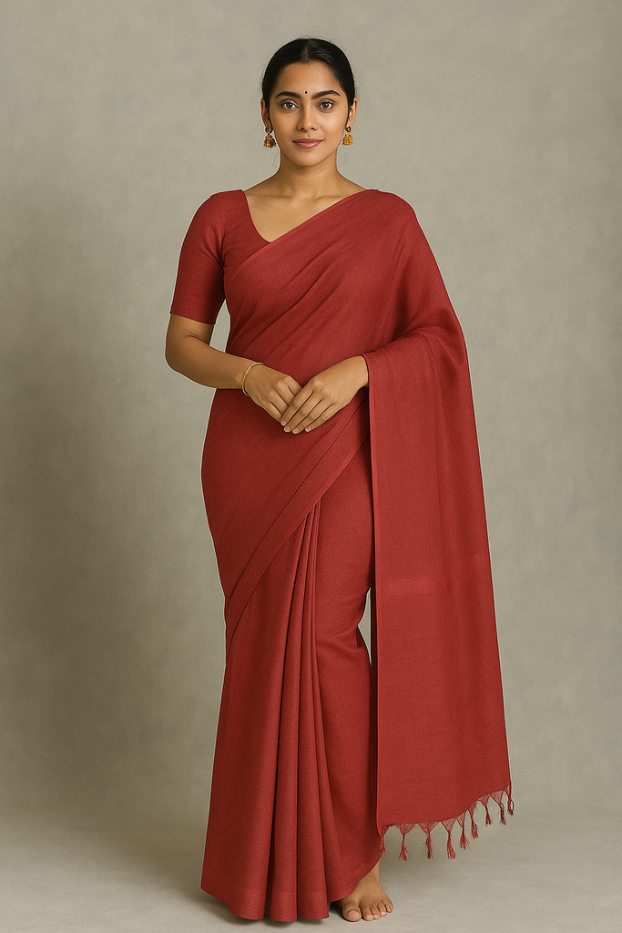 Basowara Self-Check Saree
