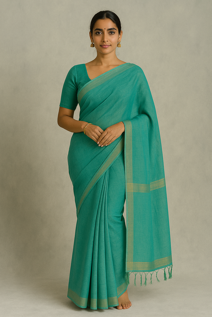 Basowara Self-Check Saree