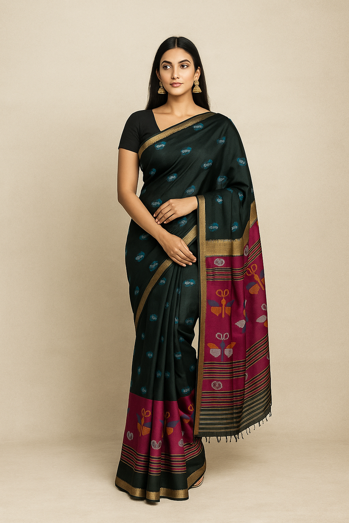 Semi Kalakshetra saree