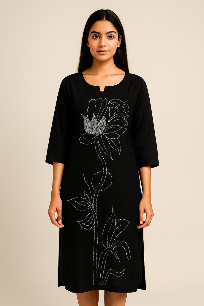 Kantha Stitch Cotton Kurti