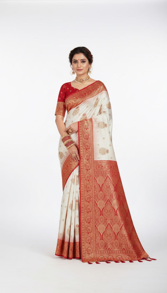 Semi Benarasi Saree