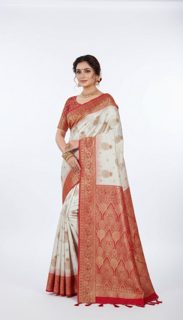 Semi Benarasi Saree